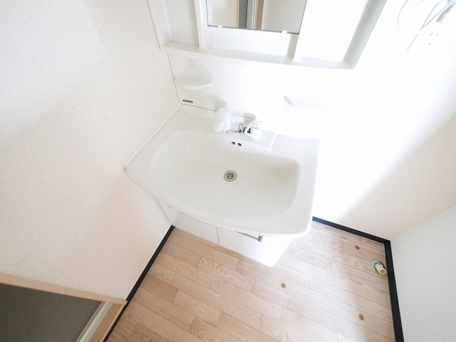 木津川プレイスの洗面所|忙しい朝には欠かせない洗面所です