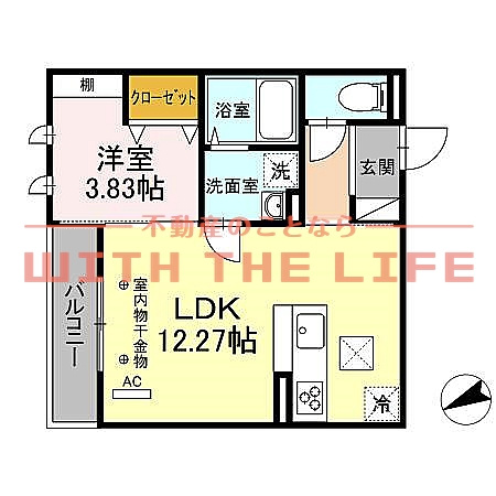 D-roomTMⅡ【キャッシュバック】の間取り