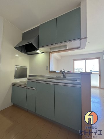 セジュール・シャイニングＣ棟のキッチン|お料理しやすいキッチンです