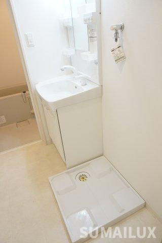 熊本市中央区琴平２丁目のアパートの洗面所