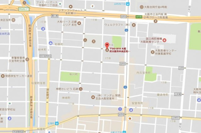 【地図】 | ジアコスモ谷町四丁目