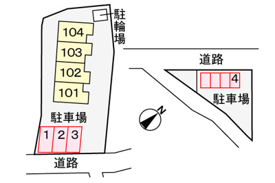 【駐車場】 | サニーテラス | 駐車場