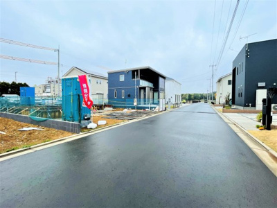 【前面道路含む現地写真】 | ケイアイリッカつくば市下河原崎１期（全１棟） | 実際に現地で周辺環境や街並み、近隣のスーパーや通学路の安全性、病院、公園・・・など生活のイメージをご確認ください！