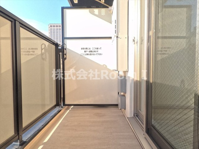 【バルコニー】 | （仮称）中央区農人橋１丁目 | お洗濯にも便利なバルコニー付き