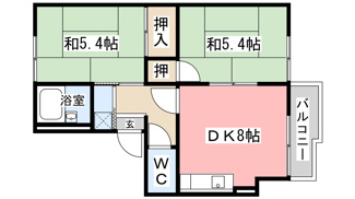 【間取り】 | ジュネス　ディオ