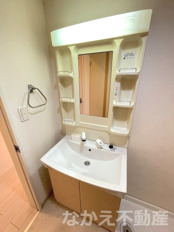 【洗面所】 | スペースが確保できる洗面所です