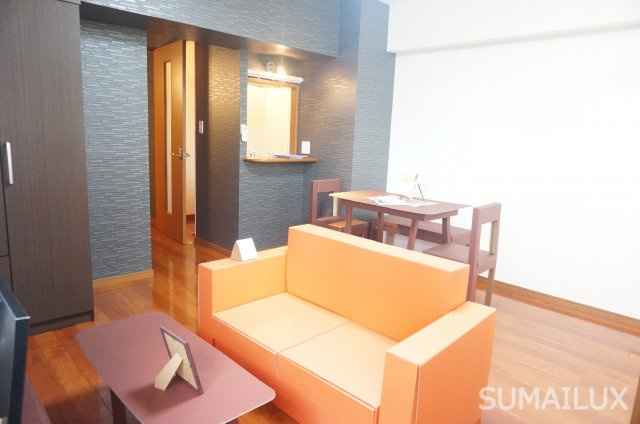 熊本市中央区九品寺１丁目の賃貸マンションの居間・リビング