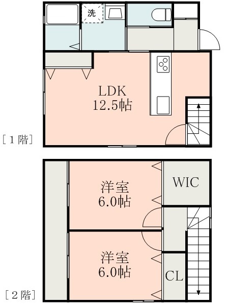 スカイハイツ新屋敷の間取り
