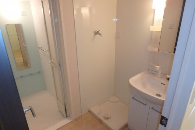 ロジュマンB棟の洗面所