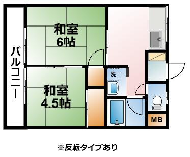 パレットハウスの間取り