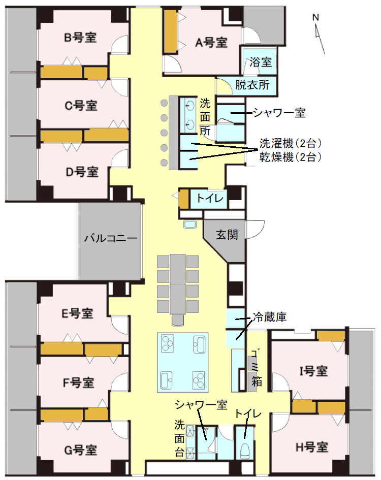 DENCITY　CROSS　SITE　　　刈谷市近郊の賃貸はクラスホーム　　　の間取り