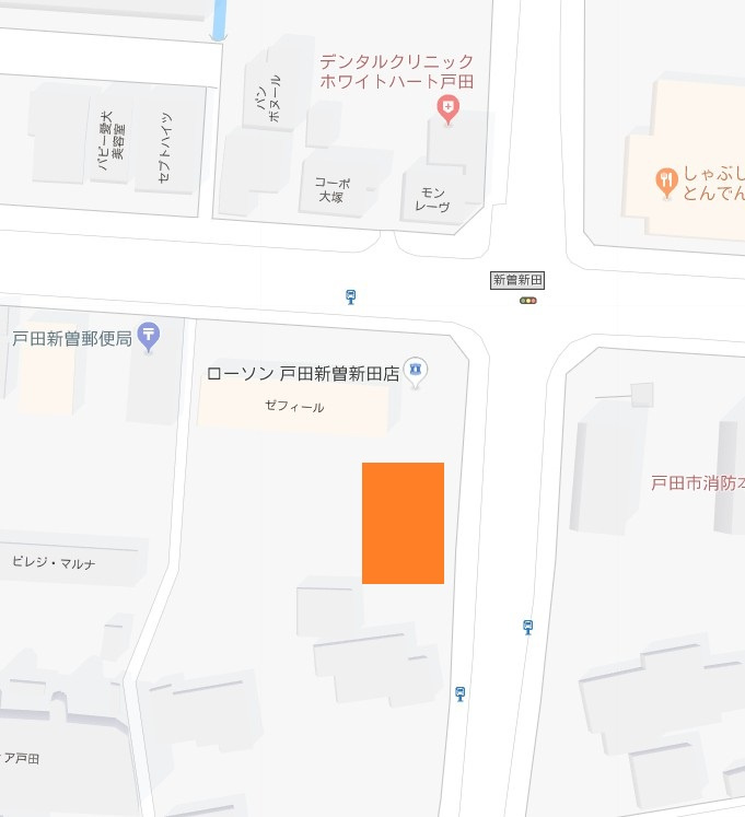 日伸パーキングの地図