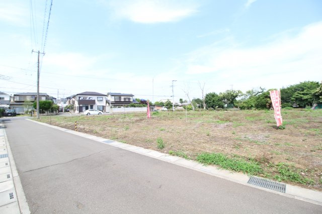 川越市笠幡　建築条件なし売地　「笠幡駅」徒歩20分　敷地90坪　の外観