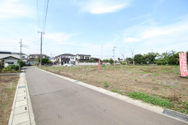 川越市笠幡　建築条件なし売地　「笠幡駅」徒歩20分　敷地90坪　の外観