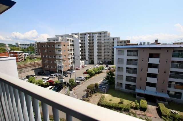 よろい坂ハイツ2号棟の展望