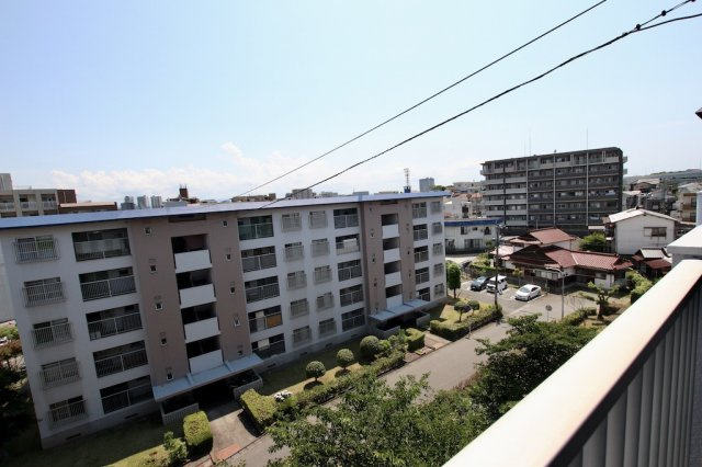 よろい坂ハイツ2号棟の展望