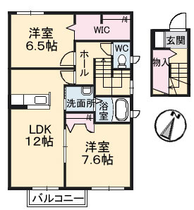 【間取り】 | ピリエール・リシエス　ピリエール