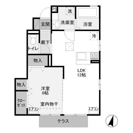 【間取り】 | ムーンライトB | ムーンライトB