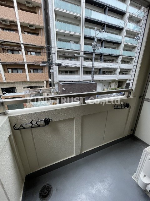 ラフィーネ南森町のバルコニー|バルコニーがあります