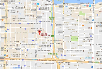 【地図】 | KDX堺筋本町レジデンス