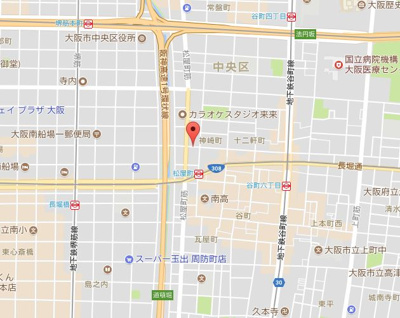 【地図】 | プレサンス松屋町グレース