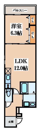 【間取り】 | フジパレス三住町A棟