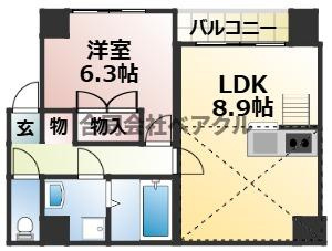 【間取り】 | ラ・フォルム東寺