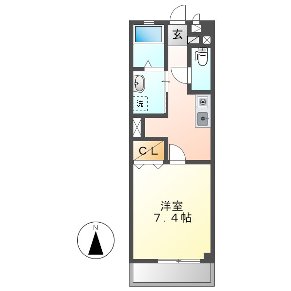 モンシェリーの間取り