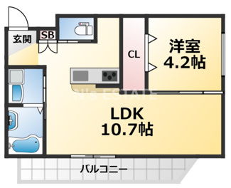 【間取り】 | ブロンテ梅元町