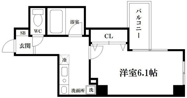 プレミアム新町Ⅲの間取り