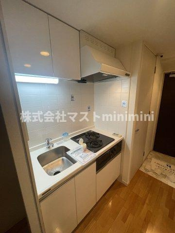 QCフラット北堀江のキッチン