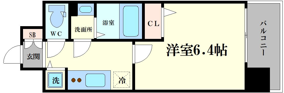 エスリード大阪ステーションの間取り