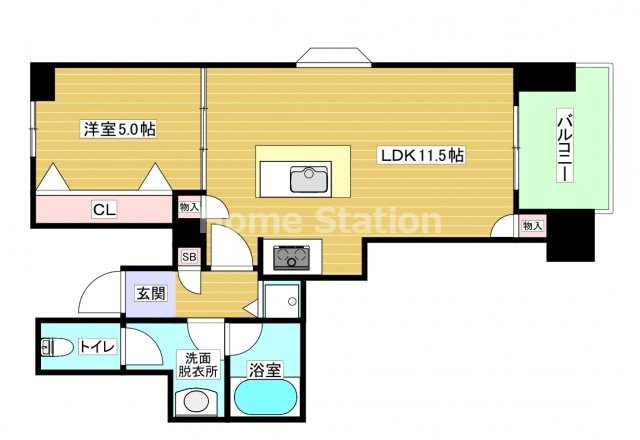 【間取り】 | SKフクシマガーデンスイート