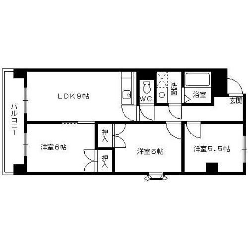 グランドヒル野中の間取り