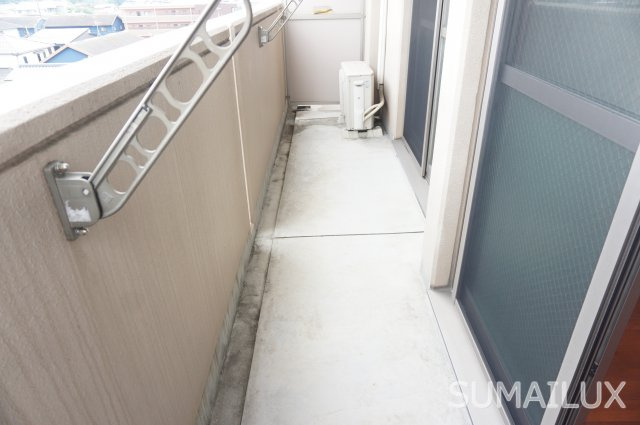 熊本駅南マンションのバルコニー