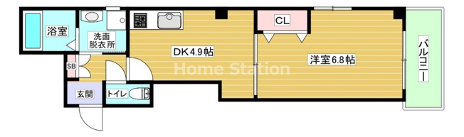 【間取り】 | アパートメント玉川