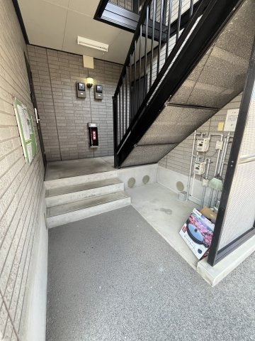 グランディールA棟のバルコニー