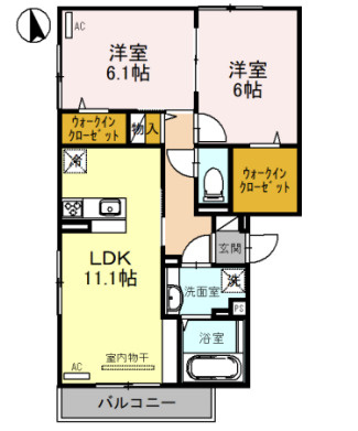 フォレストフィールドⅡの間取り