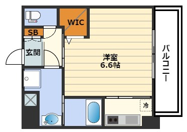 ミラージュパレス北梅田の間取り