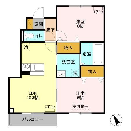 ノールロワールAの間取り