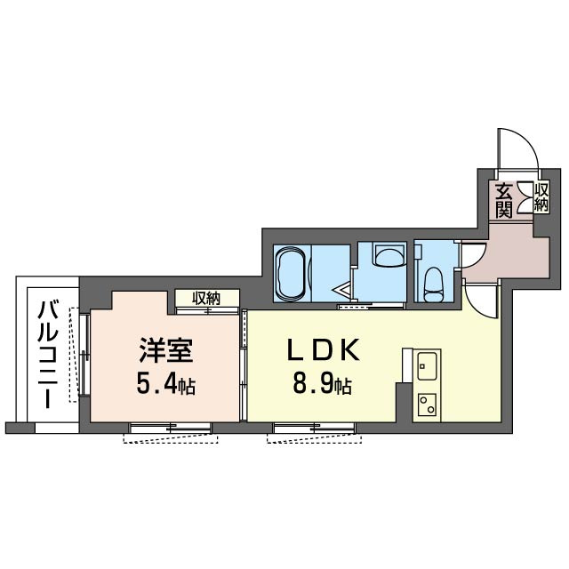 シティホームズⅨの間取り