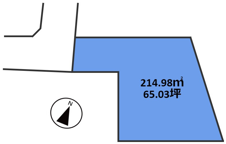 大字恒久2号地　売地の土地図