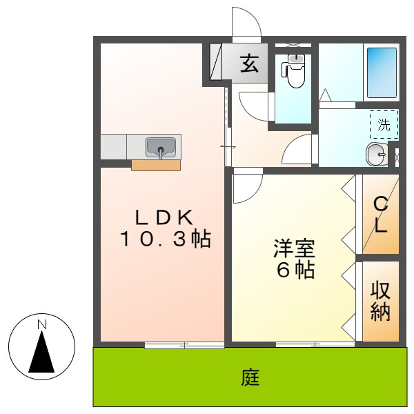 エルドラードＡの間取り