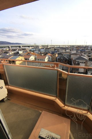 レナジア萱島のバルコニー
