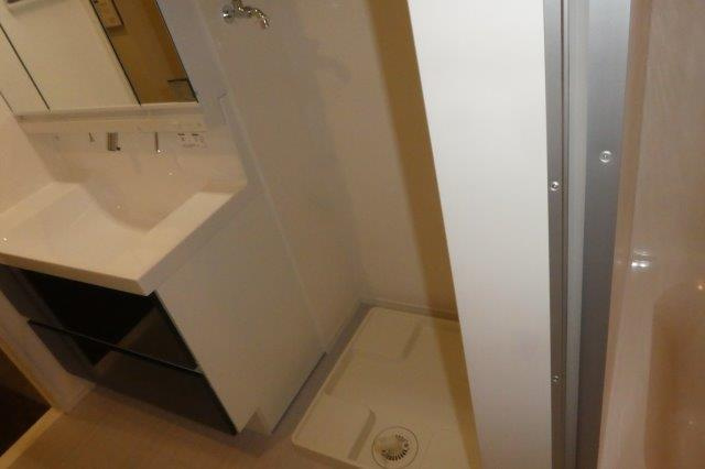 倉敷市石見町のアパートのその他|洗濯機置き場