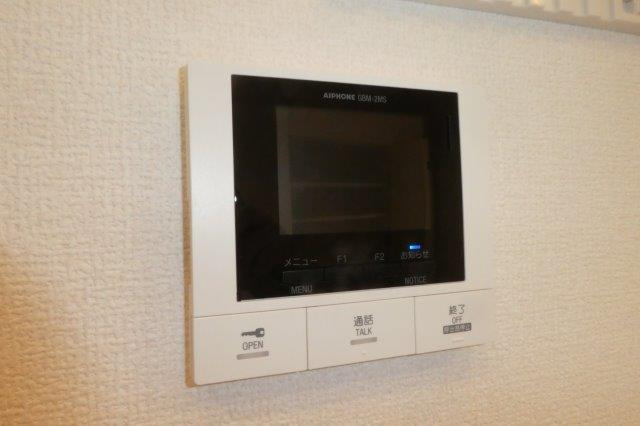 倉敷市石見町のアパートのセキュリティ|オートロック連動ＴＶインターホン