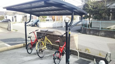 【その他共用部分】 | エスペランサ桜井新町 | 屋根付き駐輪場