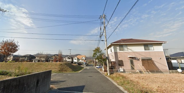 児島小川町　売地の前面道路含む現地写真