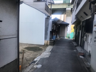 【前面道路含む現地写真】 | 北区樋之口町売り土地