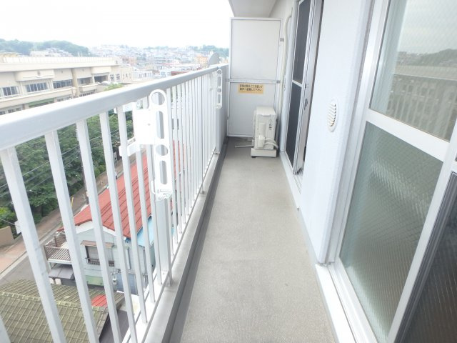 リビン元住吉のバルコニー
